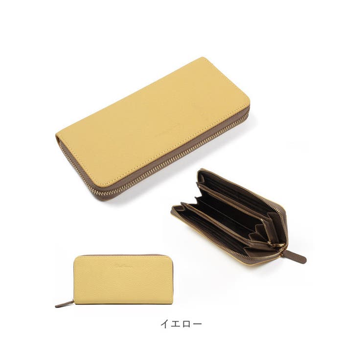 Blanc Pomme ブランポム 本革バイカラー長財布[品番