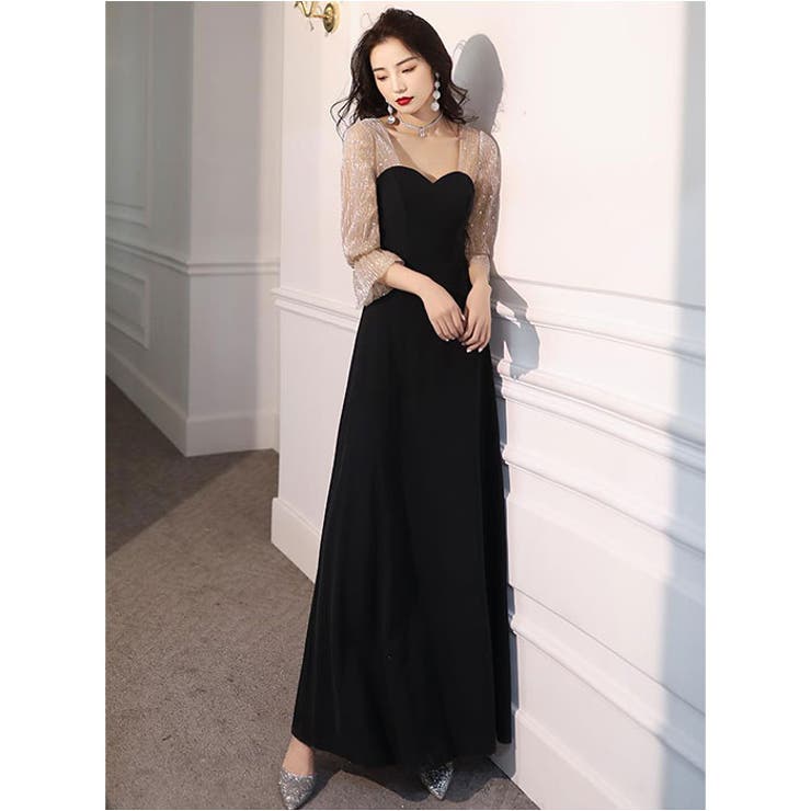 パーティードレス ロング 上品 mmpdress1214b[品番：BCYW0028662