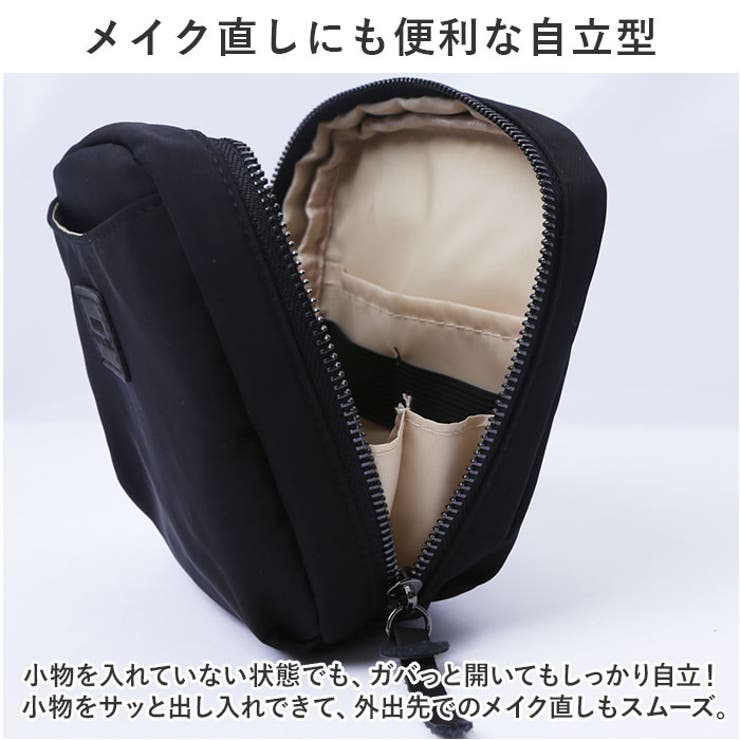 撥水ナイロンスクエアスタンドポーチ | BACKYARD FAMILY | 詳細画像3 