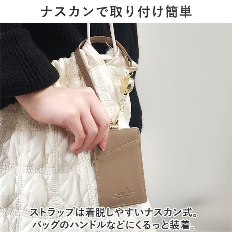 LIZDAYS リールストラップ付きパスケース | BACKYARD FAMILY | 詳細画像5 