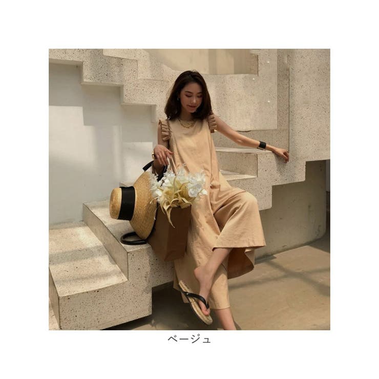 オールインワン ワイドパンツ レディース かわいい alne022 | BACKYARD FAMILY | 詳細画像9 