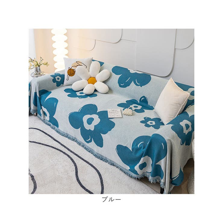 マルチカバー ソファーカバー 北欧風 お花 180x230cm gg6011[品番：BCYW0028325]｜BACKYARD  FAMILY（バックヤードファミリー）のファッション通販｜SHOPLIST（ショップリスト）