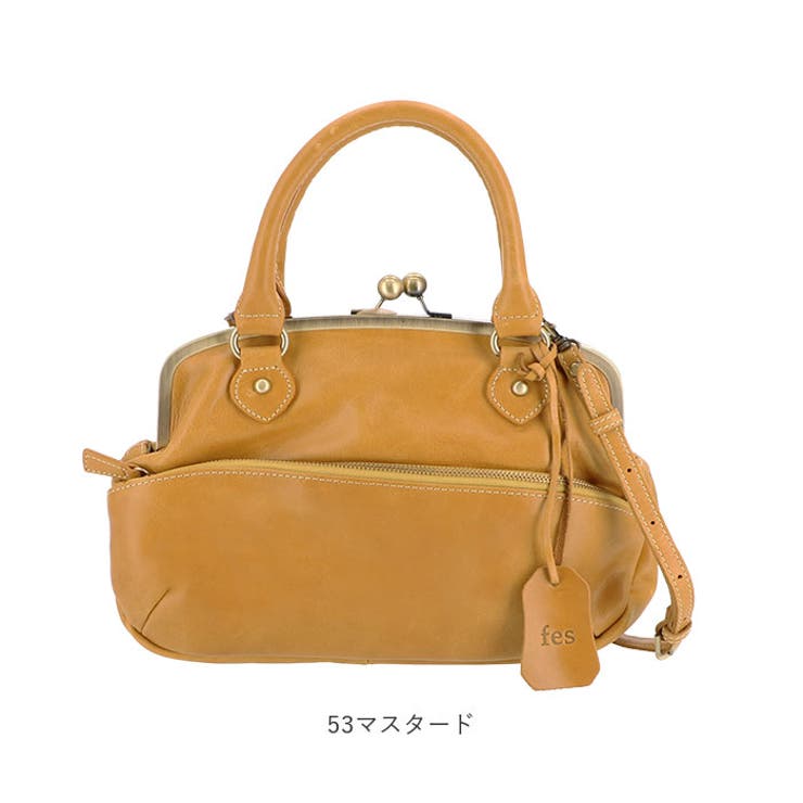 【在庫一掃】 fes フェス 48717 がま口 2WAY ハンドバッグ[品番：BCYW0004895 バッグ