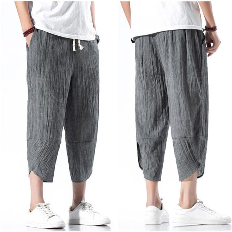 サルエルパンツ メンズ リネンパンツ lypa225[品番：BCYW0029270