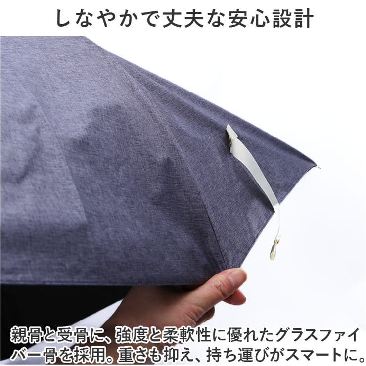 ブラックコーティング 晴雨兼用 バードゲージタイプ 55cm 手開き | BACKYARD FAMILY | 詳細画像7 