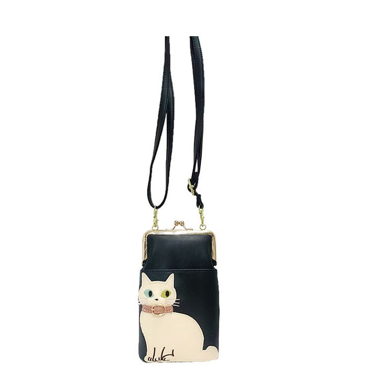 猫がま口ショルダー[品番：BCYW0028162]｜BACKYARD FAMILY