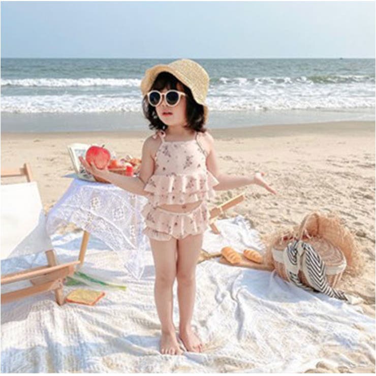 ベビー キッズ 水着 女の子 帽子付き 2点セット gsw6044 | BACKYARD FAMILY | 詳細画像4 