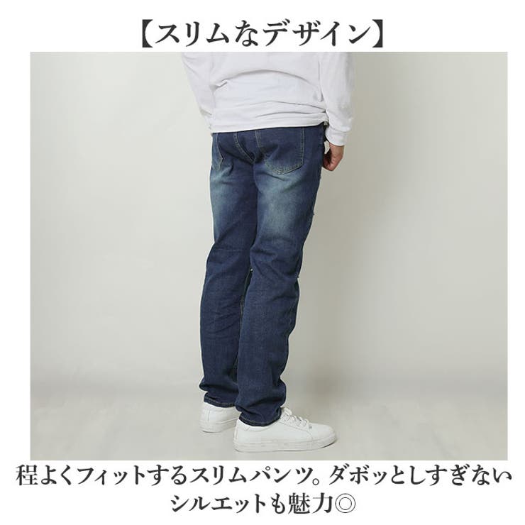 ダメージジーンズ メンズ pk6881 | BACKYARD FAMILY | 詳細画像3 