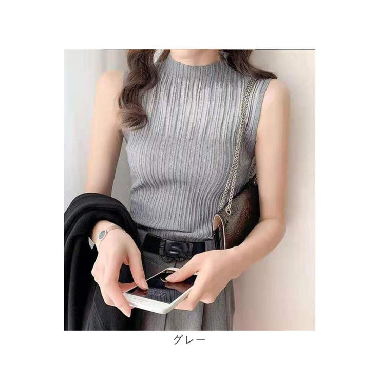 ノースリーブ ハイネック リブ mmhns220f | BACKYARD FAMILY | 詳細画像15 