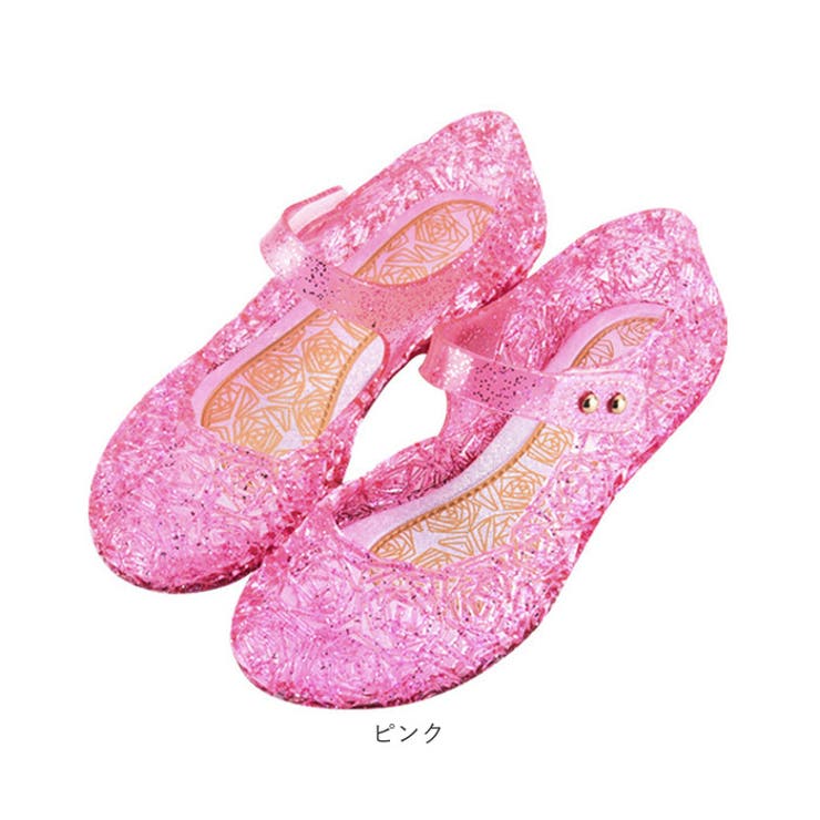 サンダル キッズ プリンセス キラキラ[品番：BCYW0030098