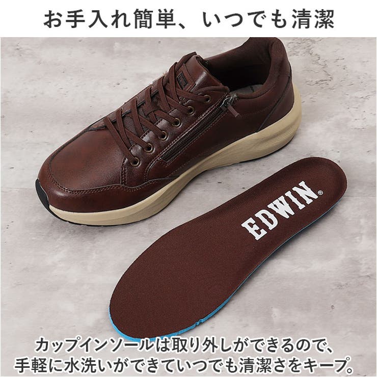 EDWIN メンズ 透湿・防水 スニーカー | BACKYARD FAMILY | 詳細画像11 