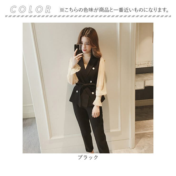 パンツスーツ レディース 入学式 入園式[品番：BCYW0029470