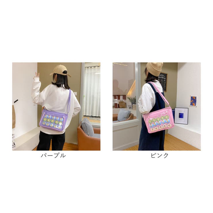 痛バッグ ショルダー キャンパス 推し活[品番:BCYW0029384 痛バッグ ショルダー キャンパス 推し活[品番:BCYW0029384