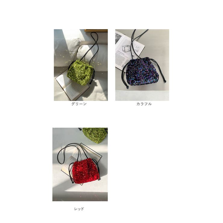 ショルダーバック スパンコール[品番：BCYW0029254]｜BACKYARD