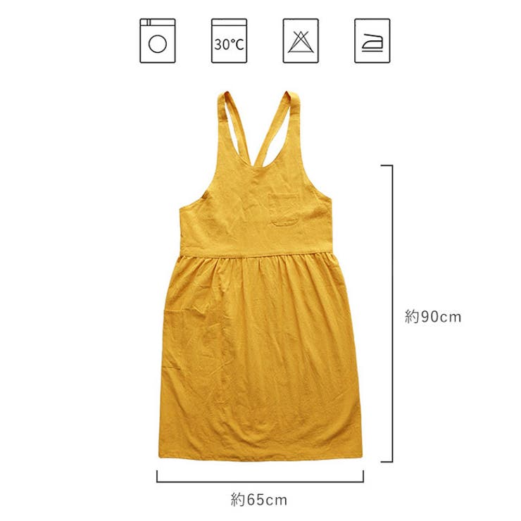 コットンリネンポケット付き キッチン エプロン | BACKYARD FAMILY | 詳細画像10 