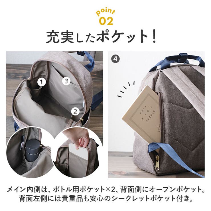 anello アネロ アトリエ デイパック AT-C3162 | BACKYARD FAMILY | 詳細画像7 