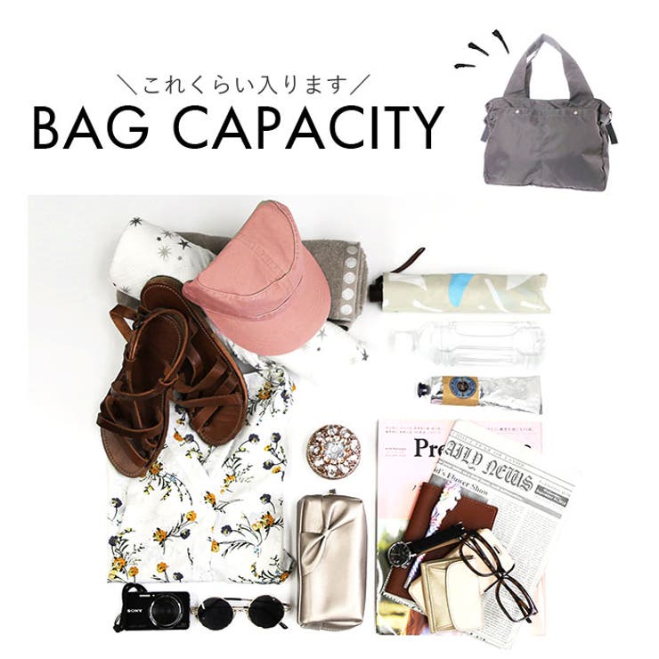 cachecache カシュカシュ ナイロンタフタトラベルバッグ | BACKYARD FAMILY | 詳細画像18 