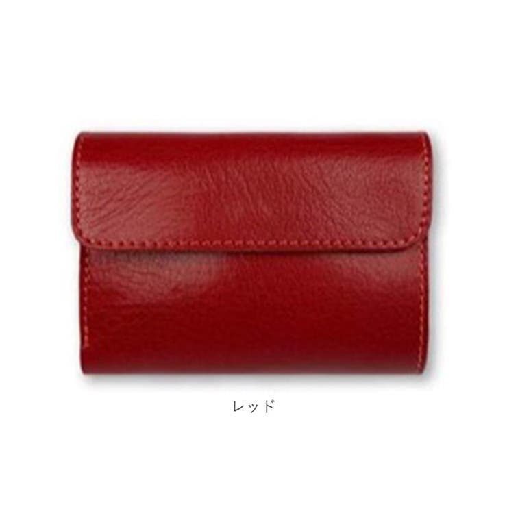 LIBERO リベロ 栃木レザー ステッチデザイン かぶせ 2つ折財布 | BACKYARD FAMILY | 詳細画像18 