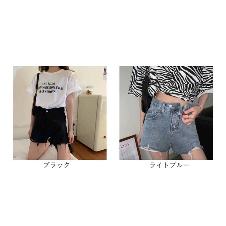 楽天市場】ダメージ加工デニムショートパンツ 韓国風 ホットパンツ レディース ハイウエスト ショーパン ヴィンテージ風 デニム短パン カットオフ  ボトムス ミニ丈ズボン 夏 miniministore 86LZFS-002 : miniministore