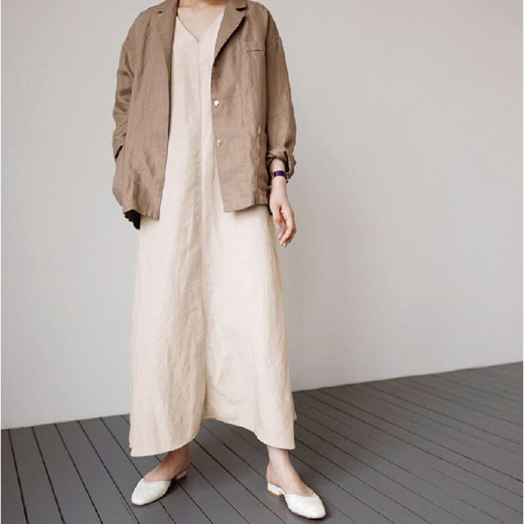 ノースリーブワンピース vネック | BACKYARD FAMILY | 詳細画像13 