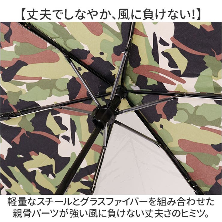 50cm 子ども折りたたみ傘 カラビナ手元 透明窓1面 | BACKYARD FAMILY | 詳細画像7 