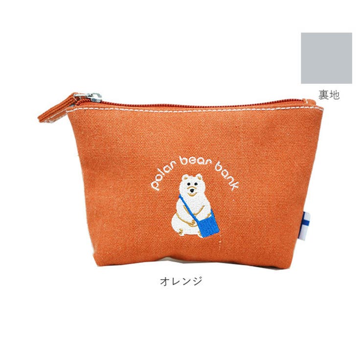 ポーラーベアバンク ベアーバッグ刺繍キャンバスポーチ[品番：BCYW0029880]｜BACKYARD  FAMILY（バックヤードファミリー）のレディースファッション通販｜SHOPLIST（ショップリスト）