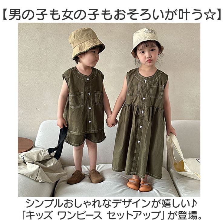 familiar - 110センチ120センチファミリアワンピース2枚セットの