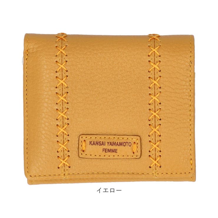 KANSAI YAMAMOTO リアルレザー 二つ折り財布[品番：BCYW0030232