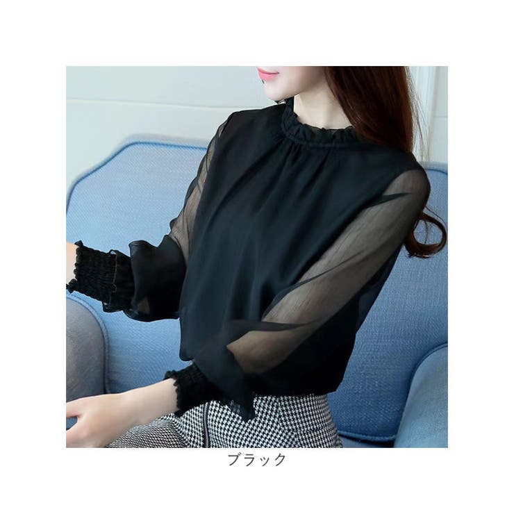 シフォンブラウス トップス | BACKYARD FAMILY | 詳細画像16 