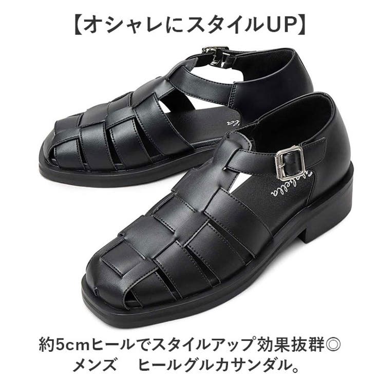glabella SQUARE TOE GURKHA SANDALS | BACKYARD FAMILY | 詳細画像2 