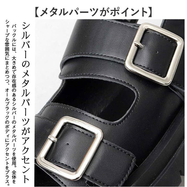 glabella SQUARE TOE STRAP SANDALS | BACKYARD FAMILY | 詳細画像4 