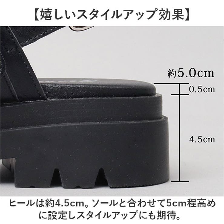 glabella SQUARE TOE STRAP SANDALS | BACKYARD FAMILY | 詳細画像5 