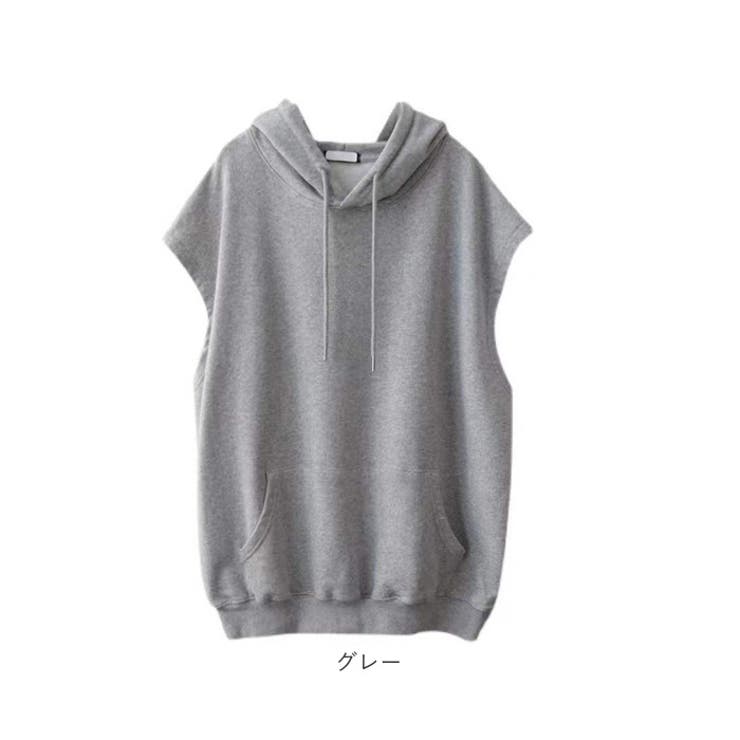 ベスト レディース ジレ ノースリーブ フード付き | BACKYARD FAMILY | 詳細画像14 