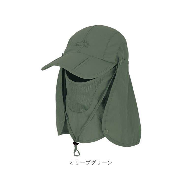 オリーブグリーン 帽子 赤い縁取り　ボーイスカウト SWAY × OVERRIDE FULL MESH 6P CAP | 57cm～59cm(98) GREEN (53