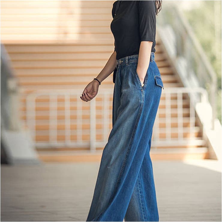 ワイドパンツ レディース ワイドデニム | BACKYARD FAMILY | 詳細画像10 