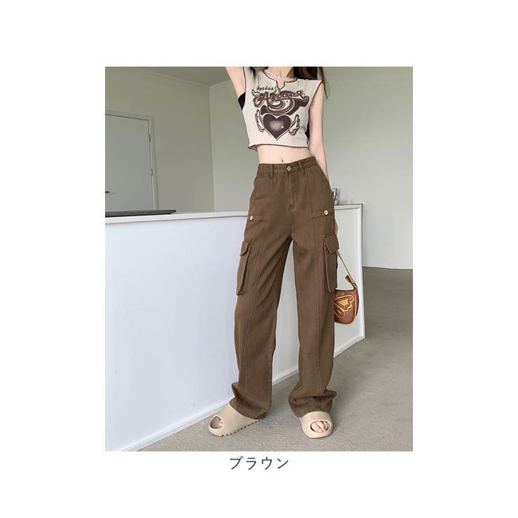 カーゴパンツ レディース ワイドパンツ | BACKYARD FAMILY | 詳細画像13 