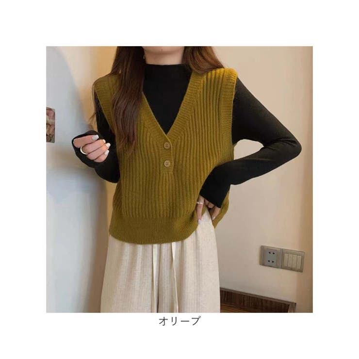 Vネックベスト カジュアル ノースリーブ mmcvest27d | BACKYARD FAMILY | 詳細画像13 