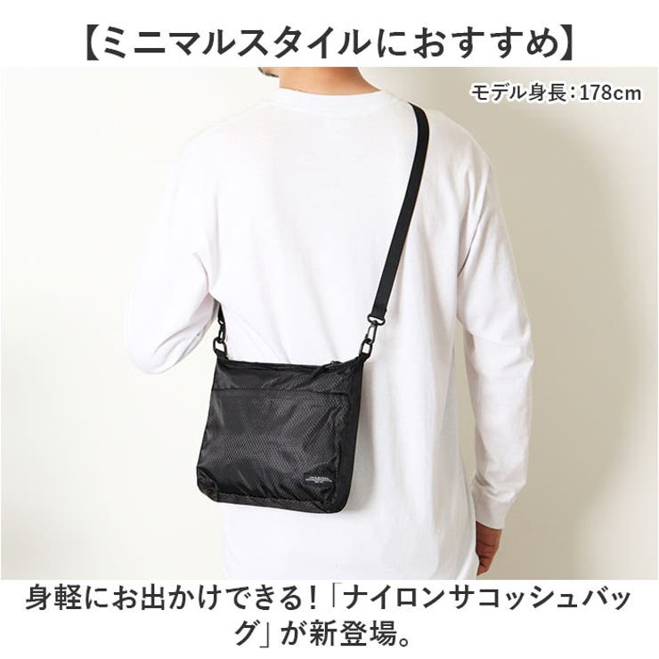 ナイロンサコッシュバッグ[品番：BCYW0030681]｜BACKYARD FAMILY