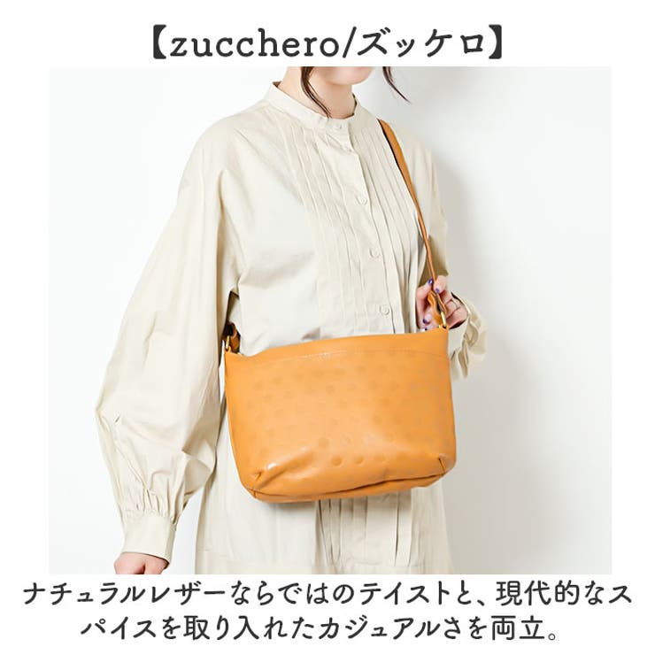 zucchero ズッケロ 29125 水玉型押しショルダーバッグ[品番 zucchero ズッケロ 29125 水玉型押しショルダーバッグ[品番