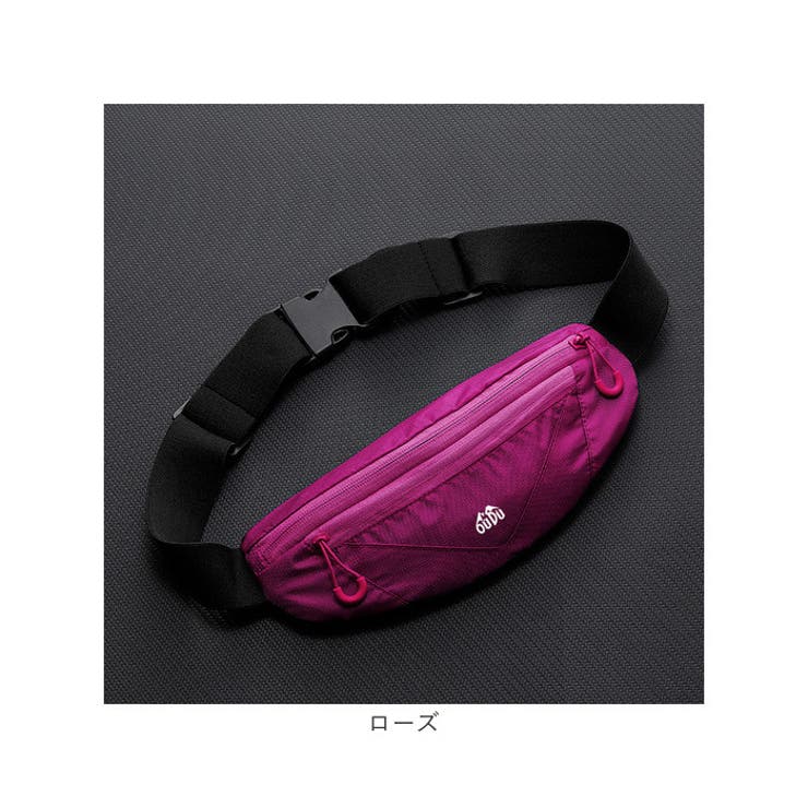 ウエストポーチ ランニングポーチ 軽量 薄型[品番：BCYW0030783