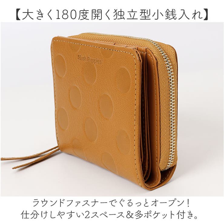 Hush Puppies ラウンドファスナー 二つ折り財布 | BACKYARD FAMILY | 詳細画像4 
