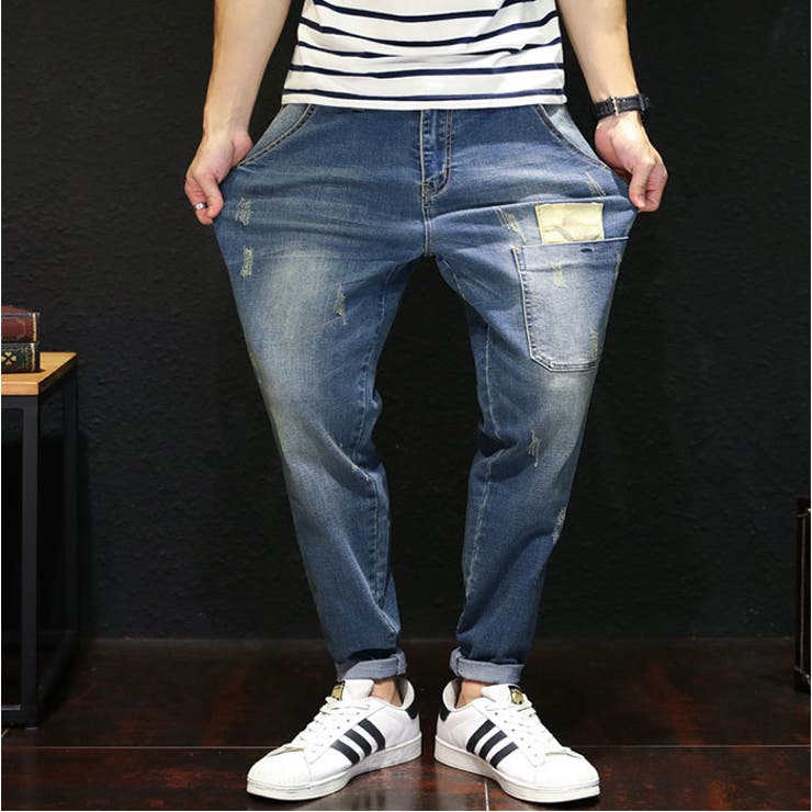 デニムパンツ メンズ ストレッチ デニム[品番:BCYW0031818 デニムパンツ メンズ ストレッチ デニム[品番:BCYW0031818