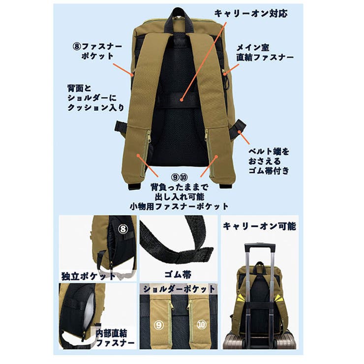 TWILIGHT AVENUE リュック 4G04 4G34 4G71 | BACKYARD FAMILY | 詳細画像14 