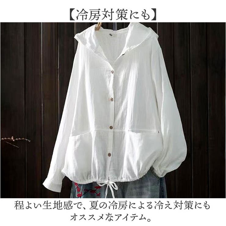 パーカー レディース ダブルガーゼ | BACKYARD FAMILY | 詳細画像11 