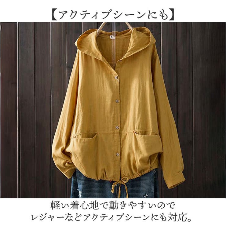 パーカー レディース ダブルガーゼ | BACKYARD FAMILY | 詳細画像9 