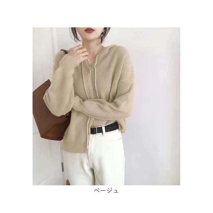 ニットカーディガン フード付き mmcardigan20f | BACKYARD FAMILY | 詳細画像20 