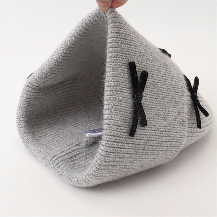 ベロアメニーリボンニット帽 | BACKYARD FAMILY | 詳細画像12 