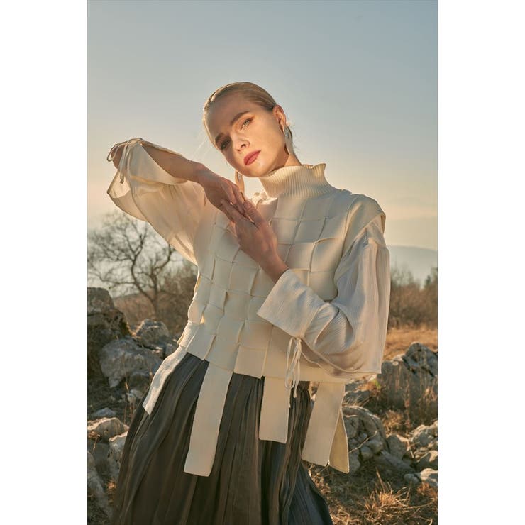 バケット編みニット[品番：BCYW0030834]｜BACKYARD FAMILY（バック