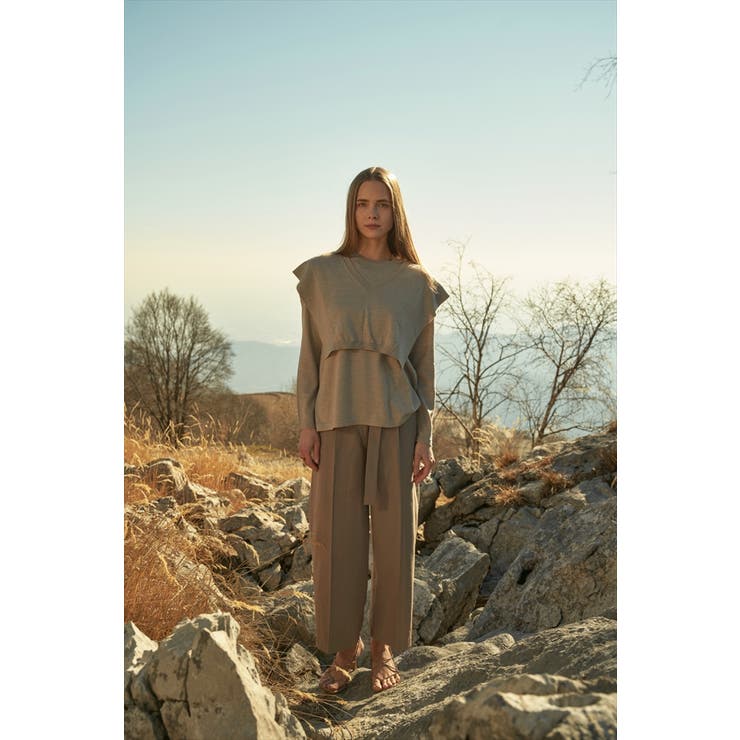 ベルトワイドパンツ | BACKYARD FAMILY | 詳細画像16 