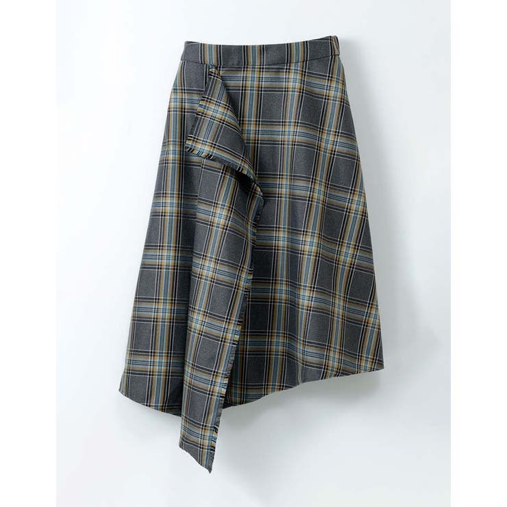 フリンジチェックスカート | BACKYARD FAMILY | 詳細画像6 